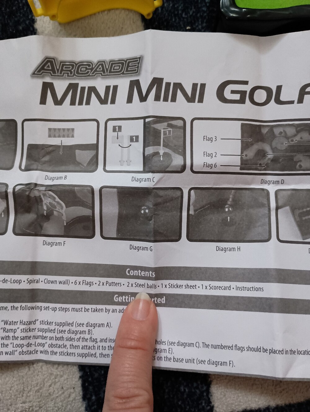 Arcade Mini Mini Golf Set Toy - Picture 12 of 14